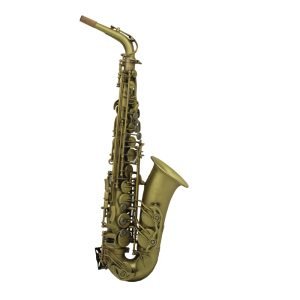 EM Music antique bronze alto saxophone