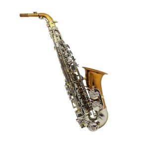 Eastern Music red copper bell alto saxophone with cupronickel trunk adjustable palm keys