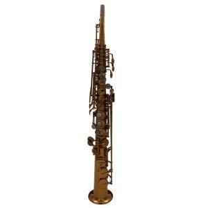 One piece type straight soprano saxophone, Selmer Mark VI style soprano saxophone