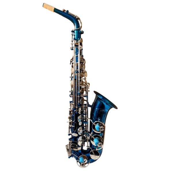blue alto saxophone