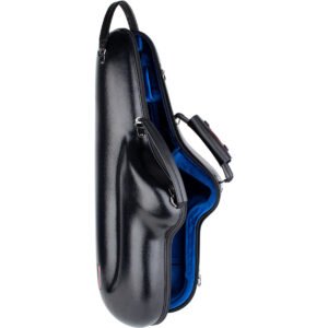 Eastern music Ultra-Compact ABS Micro Zip Shaped Flight Case for Alto/Tenor Saxophone