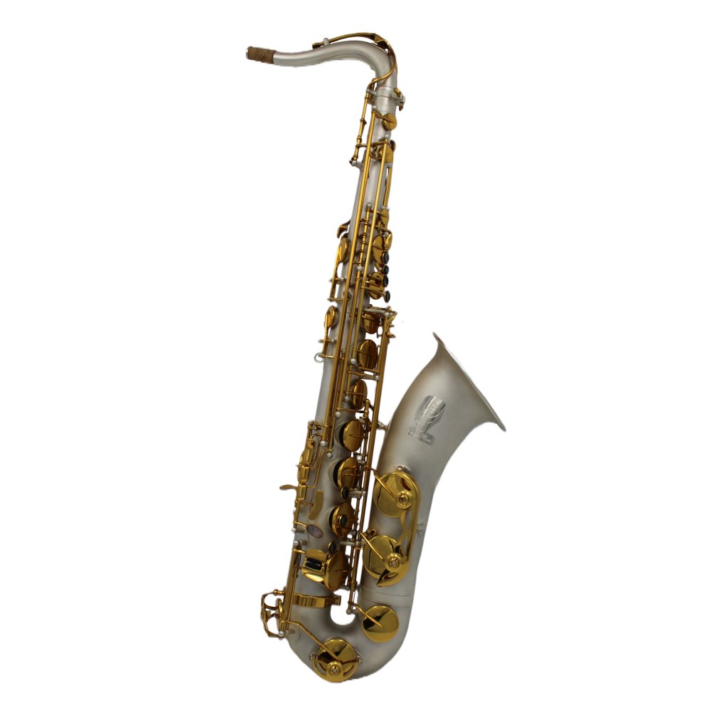Satin silver tenor saxophone Satin silver tenor saxophone