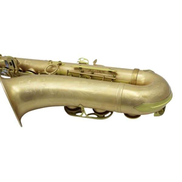 gold brass tenor saxophone