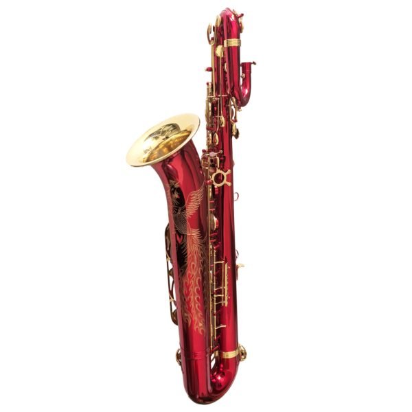 red baritone sax