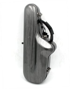 Alto Saxophone Case Contoured engineering PC hard shell aluminum grey color