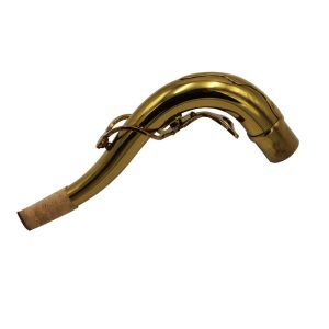 Eastern music champagne gold tenor saxophone underslung neck tenor sax neck