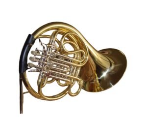 Eastern music 4-Key Double French Horn (F/Bb) – Gold Lacquer(fh9602