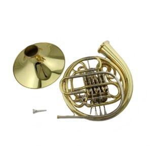 Professional gold lacquer four key double Bb/F French Horn by Eastern Music(FH9689