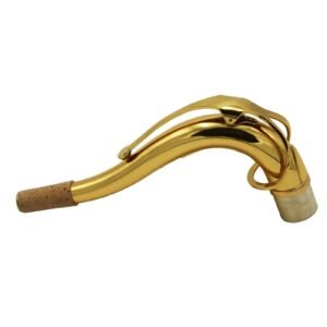 Eastern music power neck gold lacquer yellow brass tenor saxophone neck R54 type