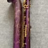 purple baritone saxophone