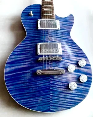 Hardluck kings BOSSMAN ROCKAWAY BEACH Blue Stain Finish Flame Maple Veneer electric guitar