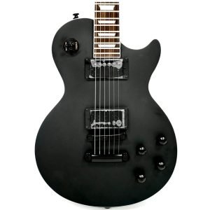 Hard luck kings Bossman Satin Matte Black LP style electric guitar