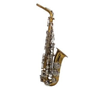 Eastern Music Pro Use  champagne gold lacquer cognac Mark VI style Alto Saxophone