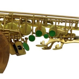 green saxophone key buttons