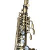 matte antique curved soprano saxophone