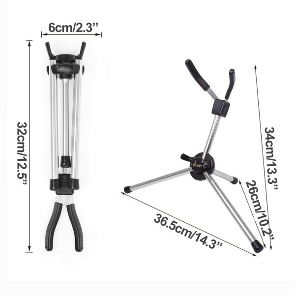 portable saxophone stand