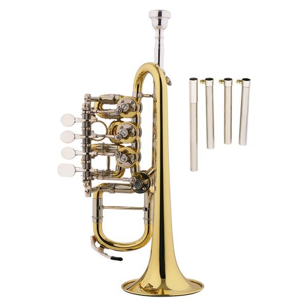 Rotary piccolo trumpet