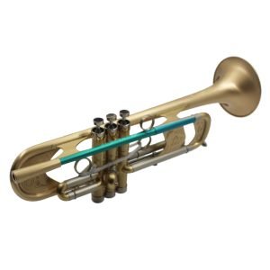 gold brass heavy trumpet