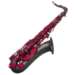 black tenor saxophone