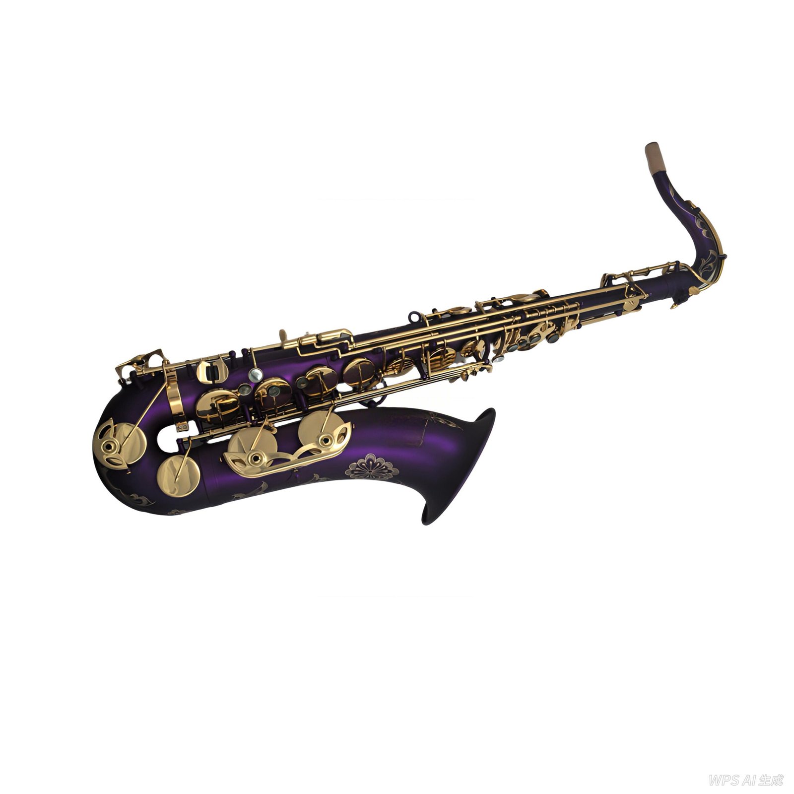Purple tenor saxophone Purple tenor saxophone