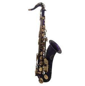 Purple tenor saxophone