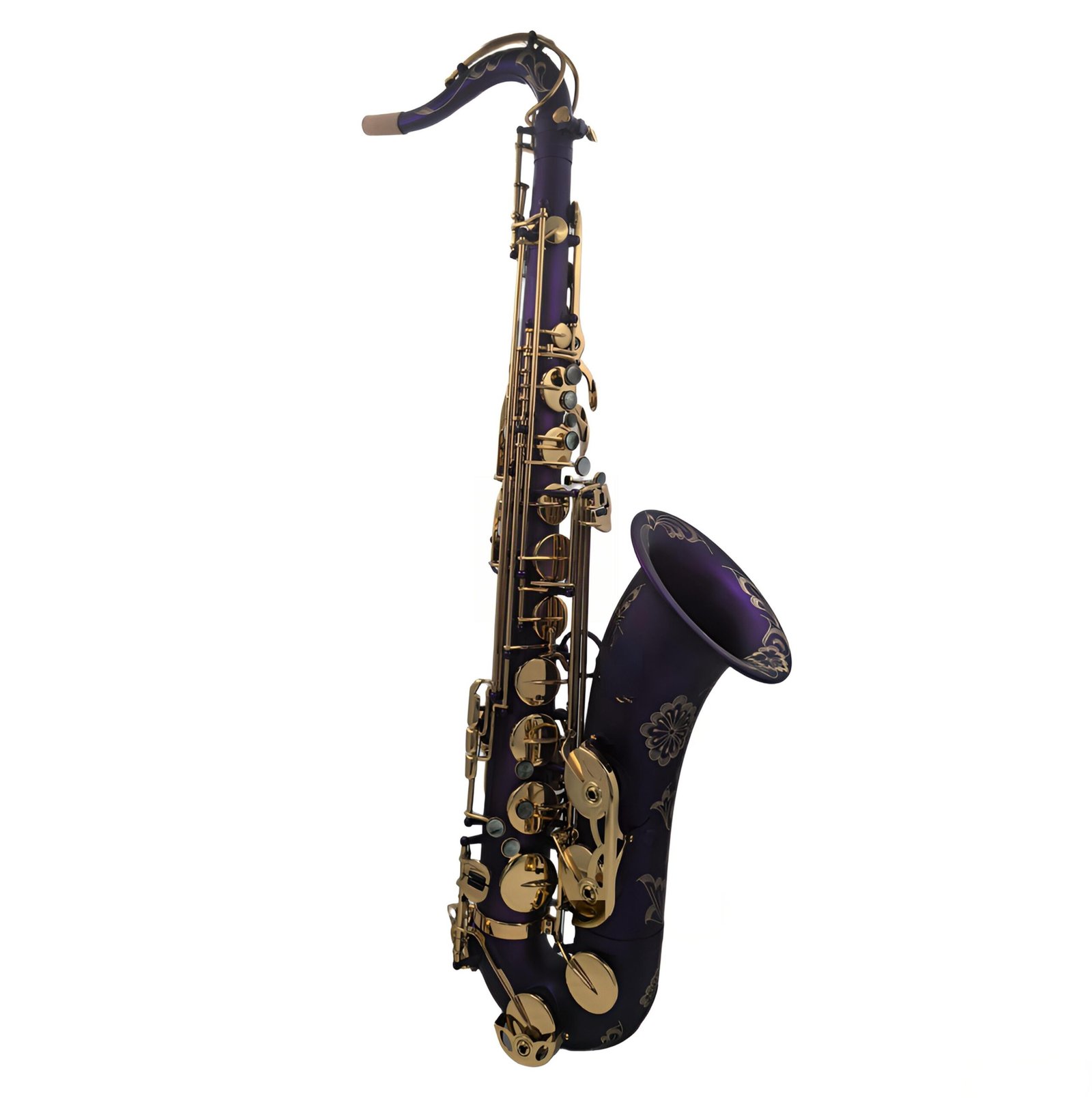 Purple tenor saxophone Purple tenor saxophone