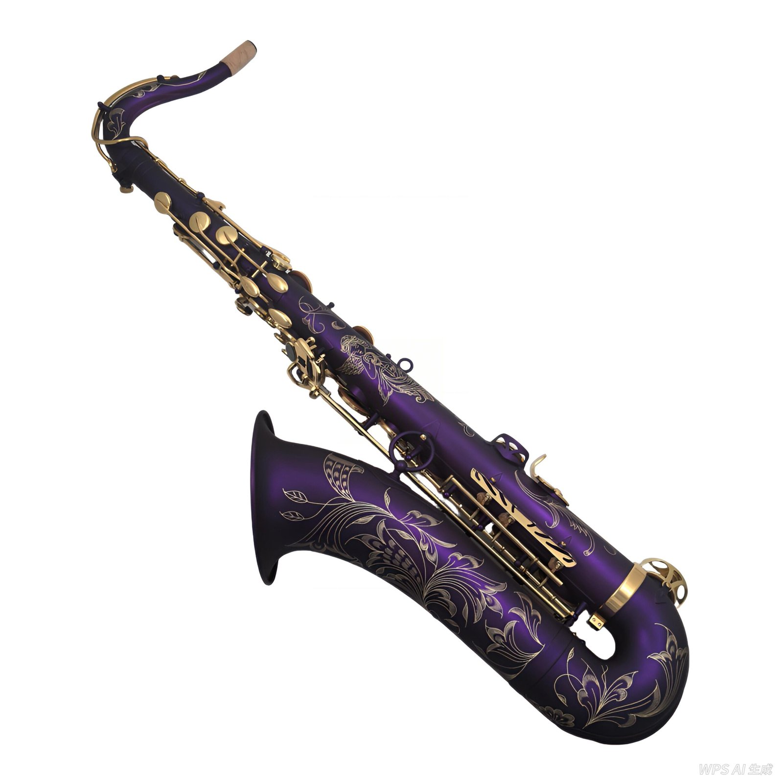 Purple tenor saxophone Purple tenor saxophone