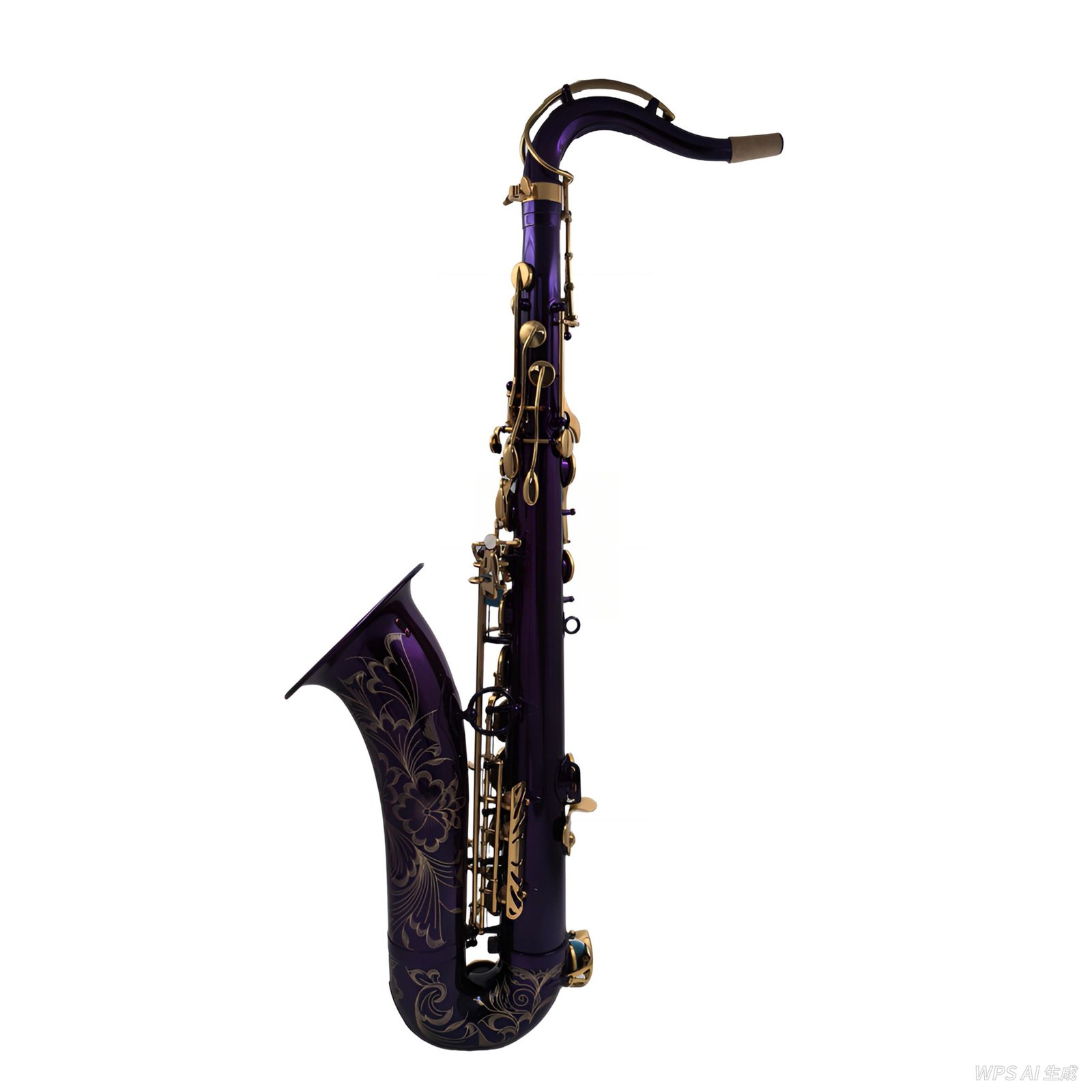 Purple tenor saxophone Purple tenor saxophone