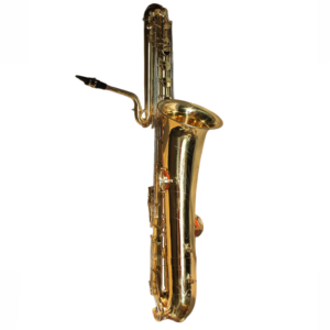 Eastern music Gold Lacquered  Bass Saxophone Premium Edition