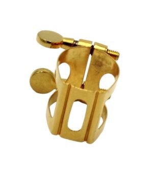 Eastern music SL015 Metal saxophone mouthpiece ligture for alto/tenor. Silver plated available.