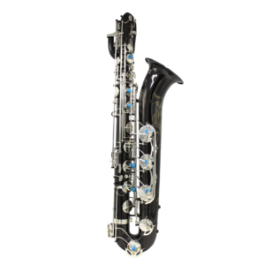 EM Black Lacquer body with stunning Silver-Plated keys BARITONE SAXOPHONE