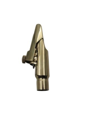 Eastern Music Premium yellow brass Tenor Sax Mouthpiece - Vintage Otto Link Style Metal Mouthpiece with Cap & Ligature for Jazz