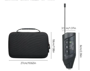 Baomic TR15 Professional UHF Wireless Microphone System Receiver&Transmitter 16 Channels for Sax Saxophone Instruments Accessory