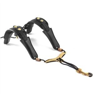 Saxophone Strap Leather Adjustable Shoulder Strap For Tenor Alto Sax Accessories