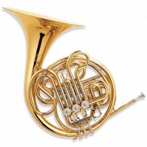 Eastern music Professional 4-Key Double French Horn (F/Bb) – Nickel Plated(FH9140