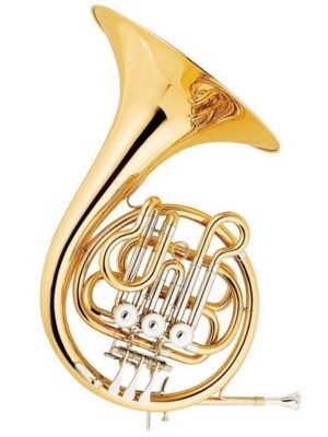 Eastern music  3-Key Small French Horn (Bb) – Gold Lacquer(FH9631