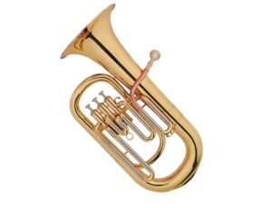 Eastern music Affordable 3-Piston Bb Euphonium – Excellent Choice for Students, Schools, and Beginners