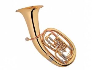 Eastern music  Professional Rotary Valve Euphonium in Bb (Model: EH911) | Brass Body with 15mm Bore & 280mm Bell | Clear Lacquer Finish