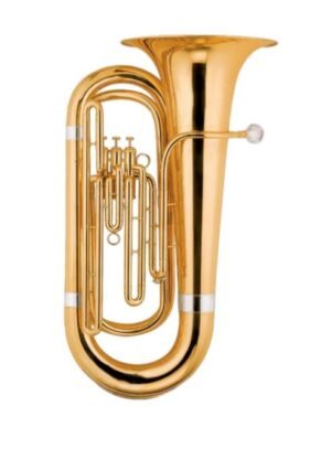 Eastern Music BBb 3-Piston Tuba – 16.5mm Bore / 381mm Bell – Gold Lacquer（TB9737