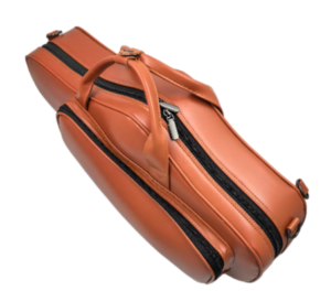 Saxophone microfiber leather hard contoured case