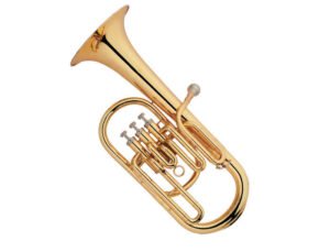 Eastern music Bb Alto Horn – Gold Lacquer Finish, Bright & Projecting Tone(AH9730