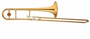 Eastern music Alto Trombone (Bb) – Brass Slide Sleeve & Bell, 205 mm Bell, Gold Lacquer Finish(TT8070