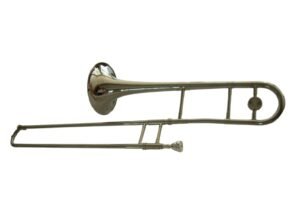 Eastern music tenor Trombone (Bb) – Brass Slide Sleeve & Bell, 215 mm Bell, Gold Lacquer Finish(TT8076