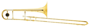 Eastern Music Bb Tenor Trombone – Brass Slide Sleeve & Bell, 235mm Bell, 13.7mm Bore, Gold Lacquer