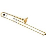 Eastern Music Bass Trombone Bb – 14.3mm Bore, 255mm Brass Bell, Brass Slide Sleeve, Gold Lacquer
