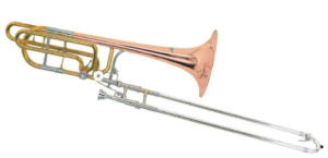 EASTERN MUSIC Custom Bass-Bore Tenor Trombone – Bb/F/D/Gb In-Line Dual Valves, 14.3mm Large Bore, 9.5" Copper Bell, Cupronickel Slide