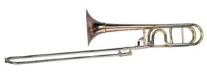 EASTERN MUSIC Pro Tenor Trombone – Bb/F, Detachable Gold Brass Bell, 13.89mm Bore, Cupronickel Slide, Getzen Style Custom Design